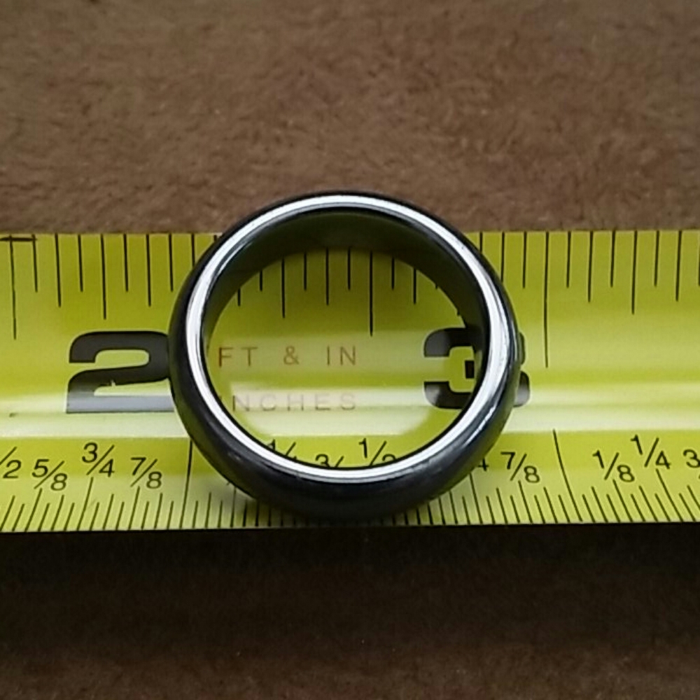 Black Hematite Ring - Picture 4 of 6